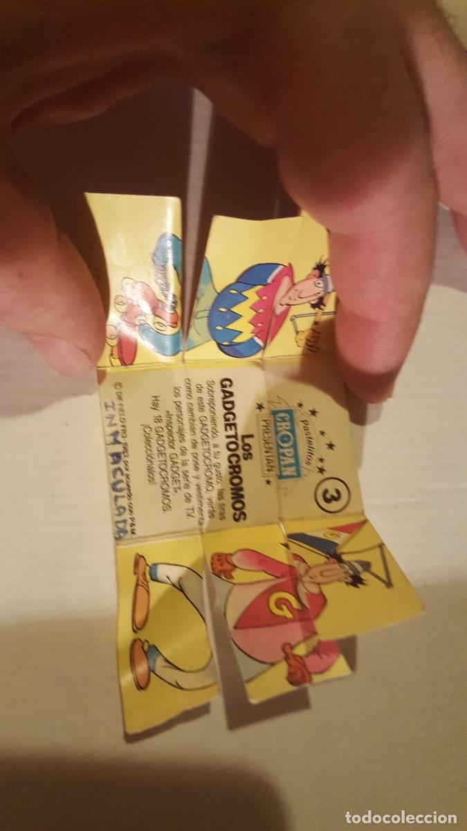 Coleccionismo cromos antiguos: Antiguo cromo, Los Gadgetocromos N&deg;3. Cropan. Inspector Gadget.