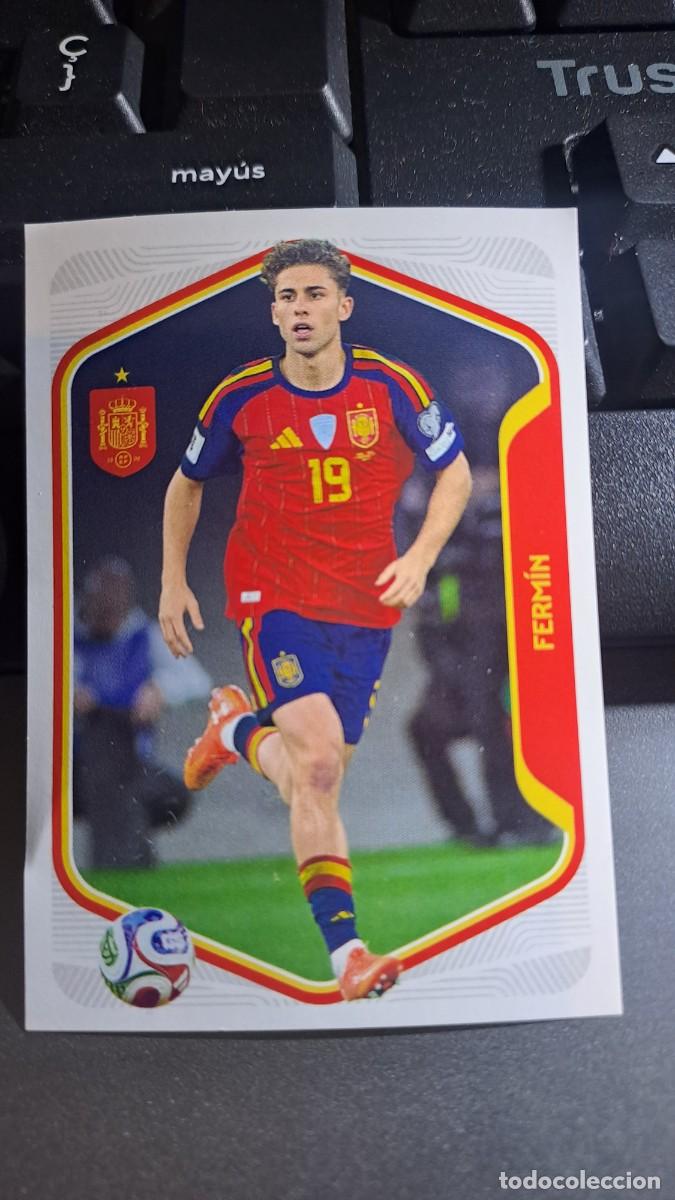 Coleccionismo cromos antiguos: CROMO FERMIN 46 ESPA&Ntilde;A 2026 26 MUNDIAL SELECCION ESPA&Ntilde;OLA CARREFOUR PANINI NUNCA PEGADO