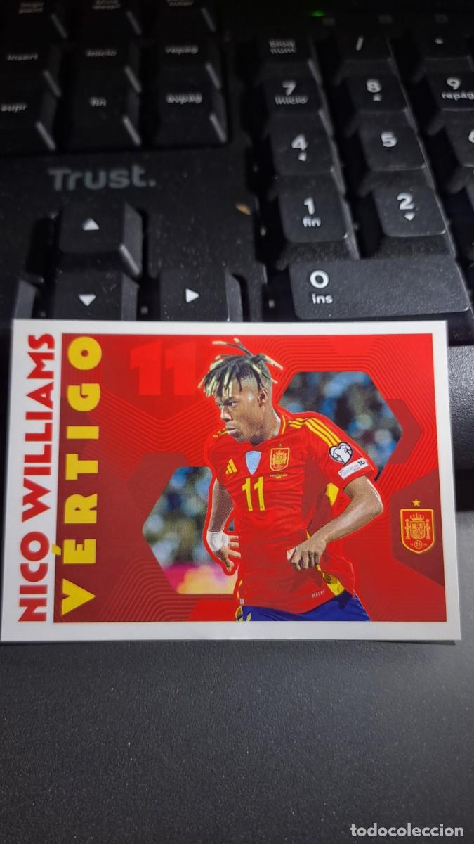 Coleccionismo cromos antiguos: CROMO NICO WILLIAMS 72 VERTIGO ESPA&Ntilde;A 2026 26 MUNDIAL SELECCION ESPA&Ntilde;OLA CARREFOUR PANINI NUNCA PEGA