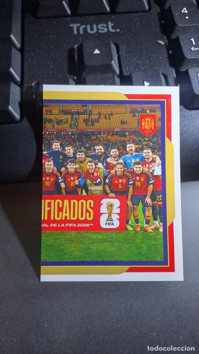 Coleccionismo cromos antiguos: CROMO ALINEACION PLANTILLA 3 ESPA&Ntilde;A 2026 26 MUNDIAL SELECCION ESPA&Ntilde;OLA CARREFOUR PANINI NUNCA PEGADO