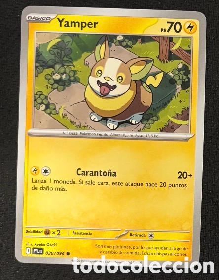 Coleccionismo cromos antiguos: 030/094 Yamper Carta POKEMON TCG