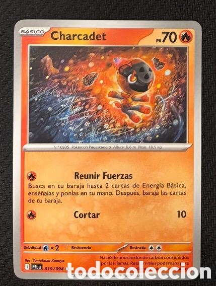 Coleccionismo cromos antiguos: 019/094 Charcadet Carta POKEMON TCG
