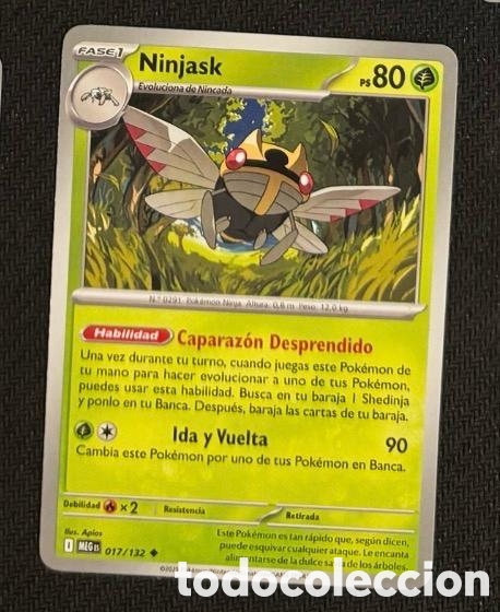 Coleccionismo cromos antiguos: 017/132 Ninjask Carta POKEMON TCG