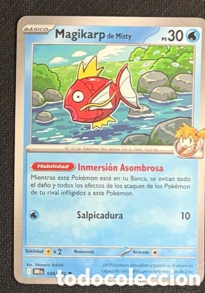 Coleccionismo cromos antiguos: 048/182 Magikarp Carta POKEMON TCG