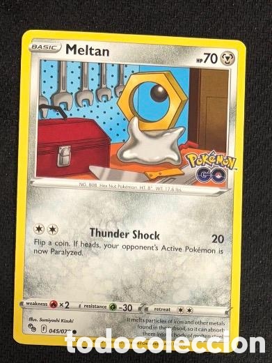 Coleccionismo cromos antiguos: 045/078 Meltan Carta POKEMON TCG