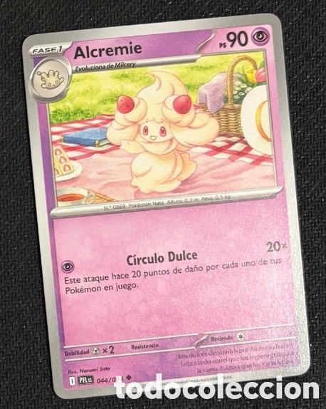 Coleccionismo cromos antiguos: 044/094 Alcremie Carta POKEMON TCG