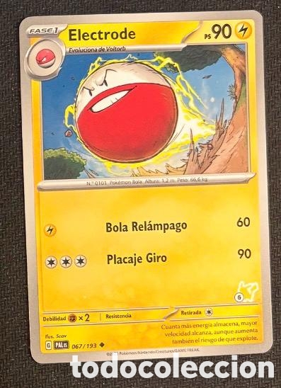 Coleccionismo cromos antiguos: 067/193 Electrode Carta POKEMON TCG