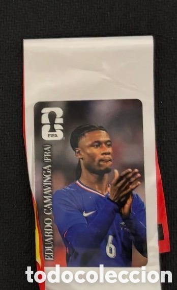 Coleccionismo cromos antiguos: Camavinga FRANCIA STICKER COCA COLA FIFA WORLD CUP 2026