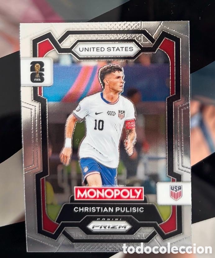 Coleccionismo cromos antiguos: PULISIC EEUU USA Monopoly PRIZM FIFA WORLD CUP 2026