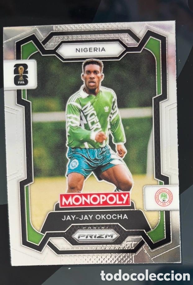 Coleccionismo cromos antiguos: JAY-JAY OKOCHA NIGERIA Monopoly PRIZM FIFA WORLD CUP 2026
