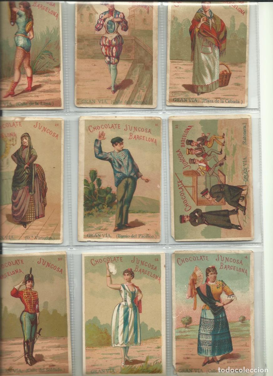Coleccionismo cromos antiguos: cromos juncosa la Gran via