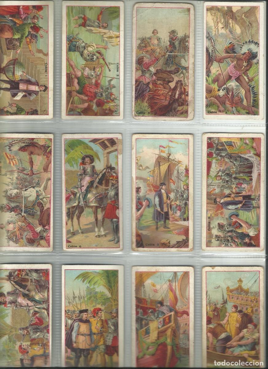 Coleccionismo cromos antiguos: cromos serie colon chocolates Juncosa
