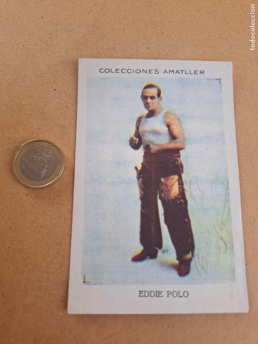 Coleccionismo cromos antiguos: EDDIE POLO - CHOCOLATE AMATLLER - SERIE I - ARTISTA N&ordm; 12 - N&Uacute;M. 36