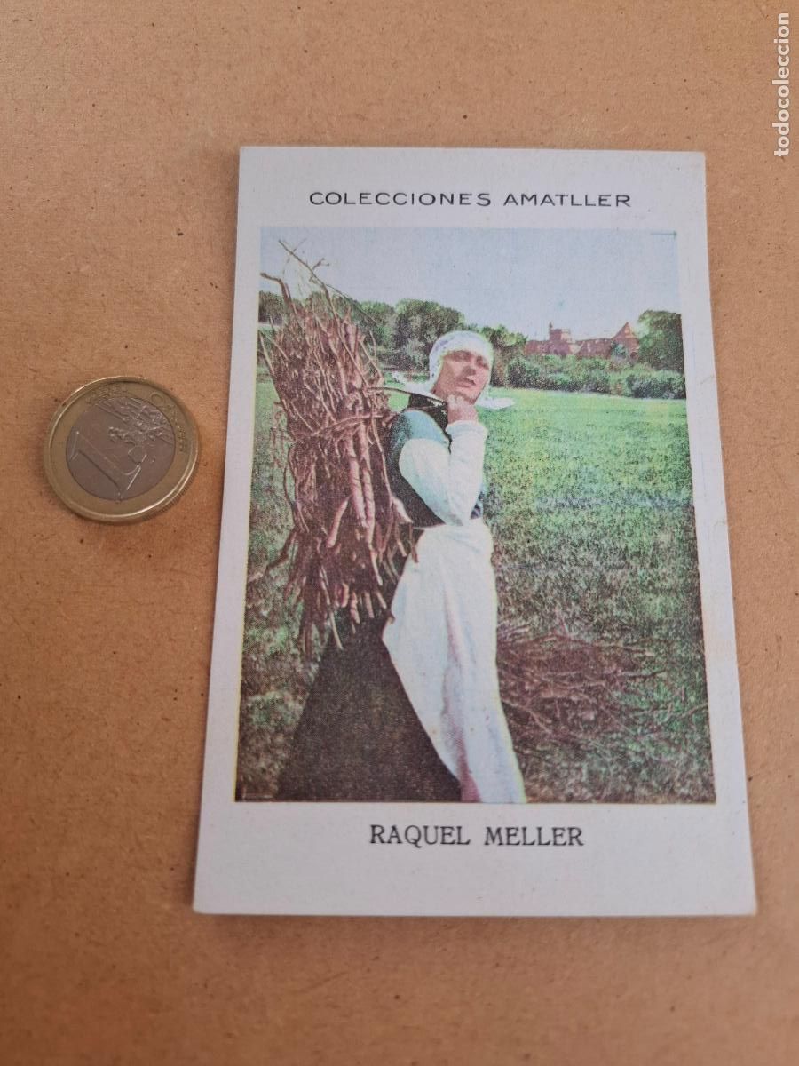 Coleccionismo cromos antiguos: RAQUEL MELLER - CHOCOLATE AMATLLER - SERIE K - ARTISTA N&ordm; 14 - N&Uacute;M. 40