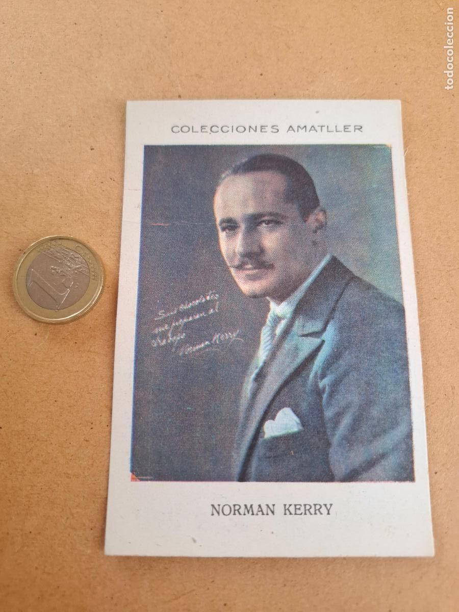 Coleccionismo cromos antiguos: NORMAN KERRY - CHOCOLATE AMATLLER - SERIE L - ARTISTA N&ordm; 15 - N&Uacute;M. 42
