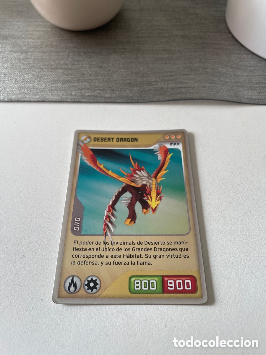Coleccionismo cromos antiguos: Invizimals n&uacute;mero 326 Desert Dragon &ldquo;Oro&rdquo; PANINI 2009-2013