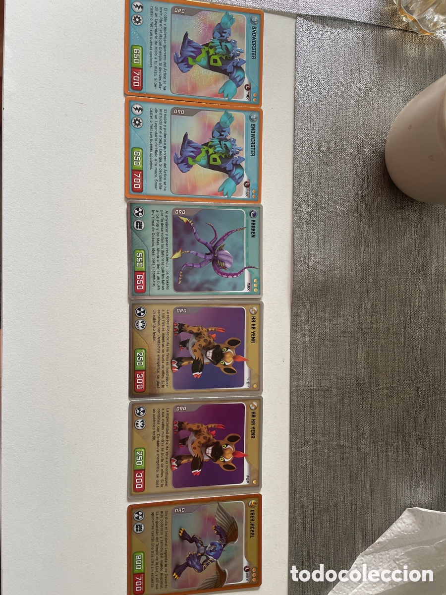 Coleccionismo cromos antiguos: Pack Invizimals rareza Oro