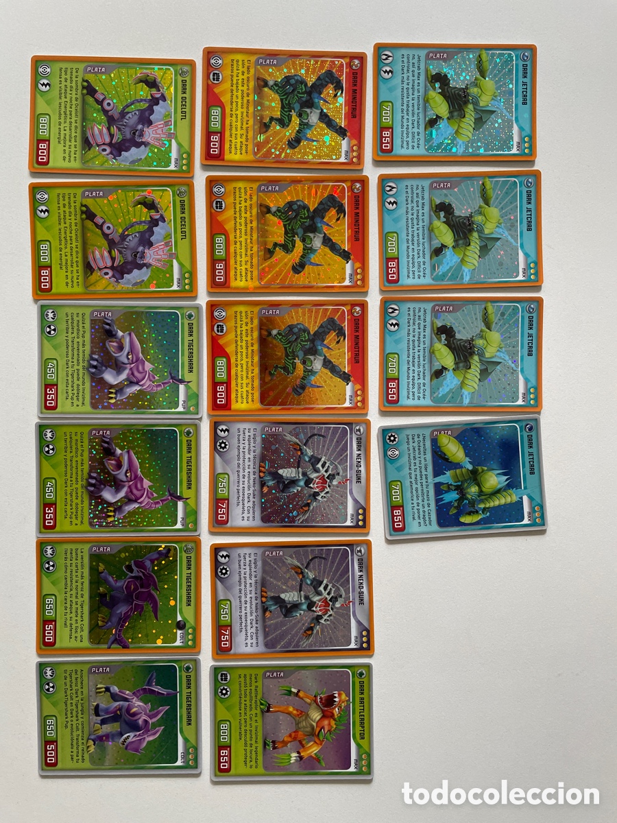 Coleccionismo cromos antiguos: Pack Invizimals &ldquo;Plata&rdquo; Darks