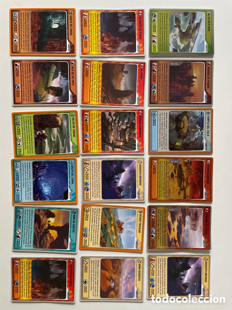 Coleccionismo cromos antiguos: Invizimals pack H&aacute;bitats