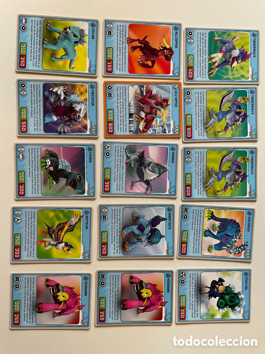 Coleccionismo cromos antiguos: Invizimals Pack cartas comunes - Foto 2