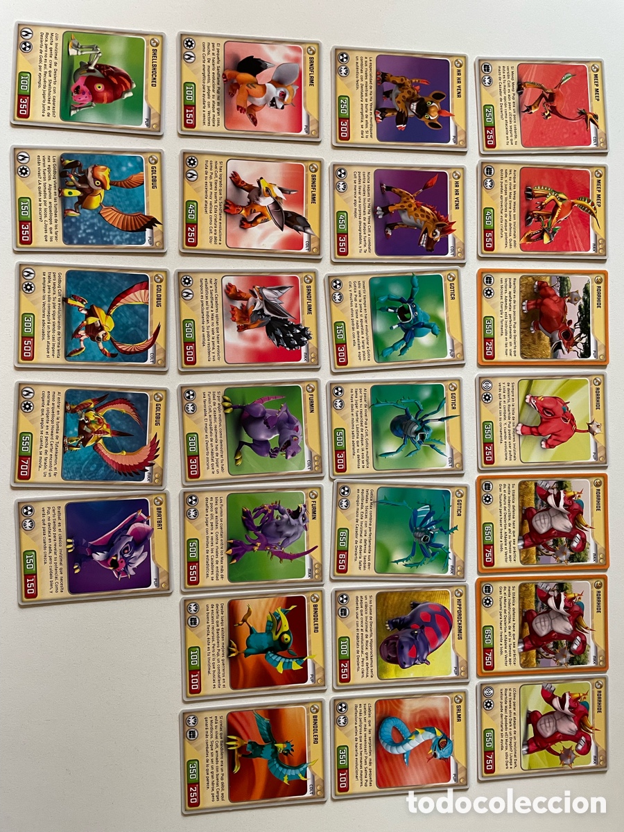 Coleccionismo cromos antiguos: Invizimals Pack cartas comunes - Foto 3