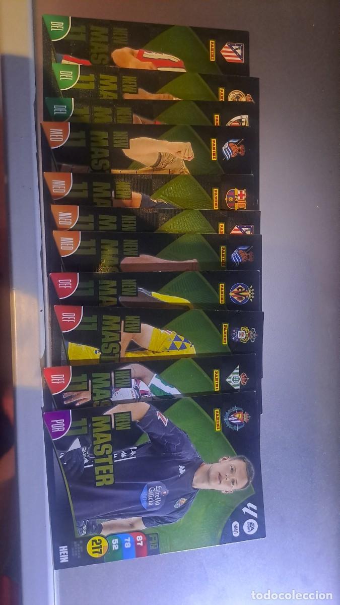 Coleccionismo cromos antiguos: ADRENALYN XL LOTE DE LOS 11 NEW MASTER NM COMPLETO CROMO LIGA 2024 2025 24 25 PANINI