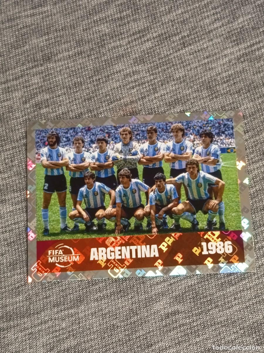 Coleccionismo cromos antiguos: ALINEACION CAMPEONA ARGENTINA 1986 FWC 14 STICKER MUNDIAL 2026 PANINI FIFA WORLD CUP NUEVO