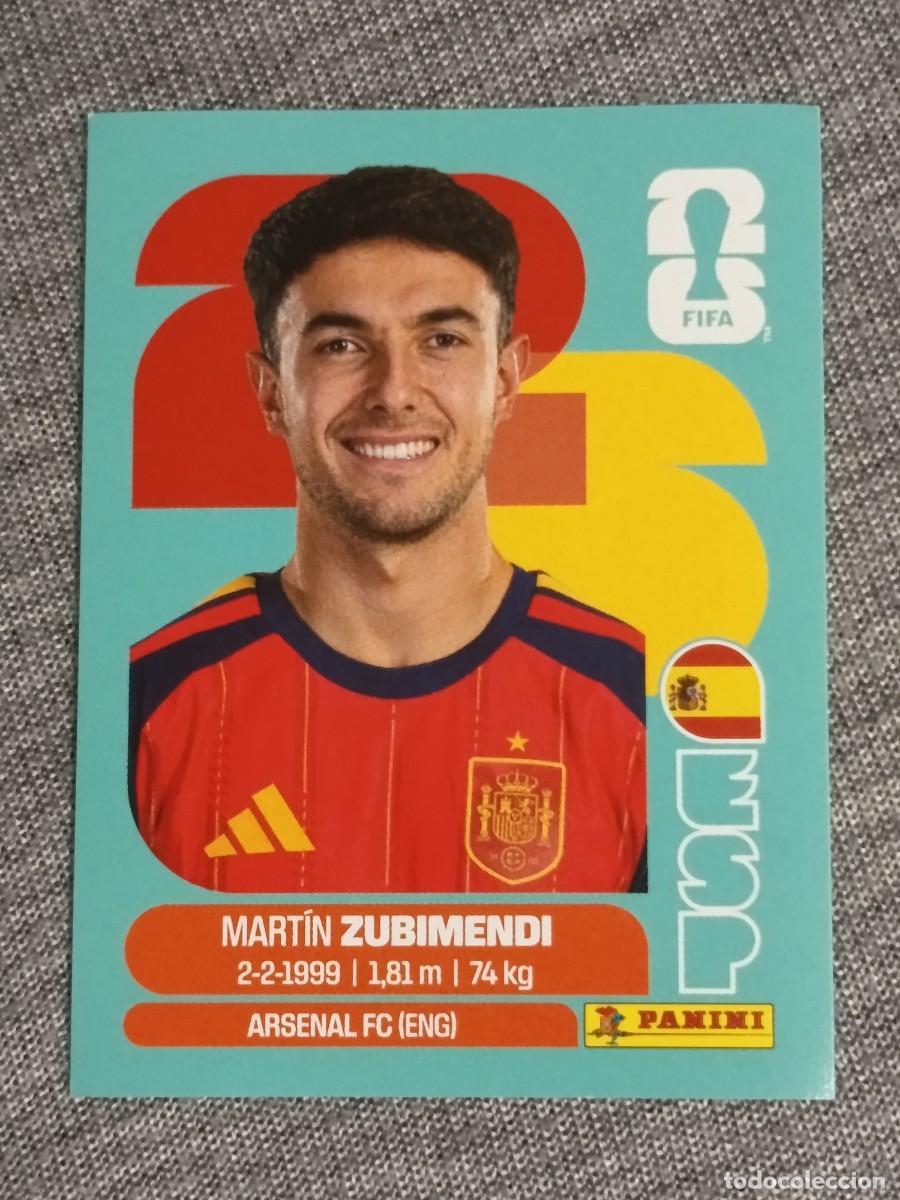 Coleccionismo cromos antiguos: ZUBIMENDI ESP 9 STICKER MUNDIAL 2026 PANINI FIFA WORLD CUP NUEVO