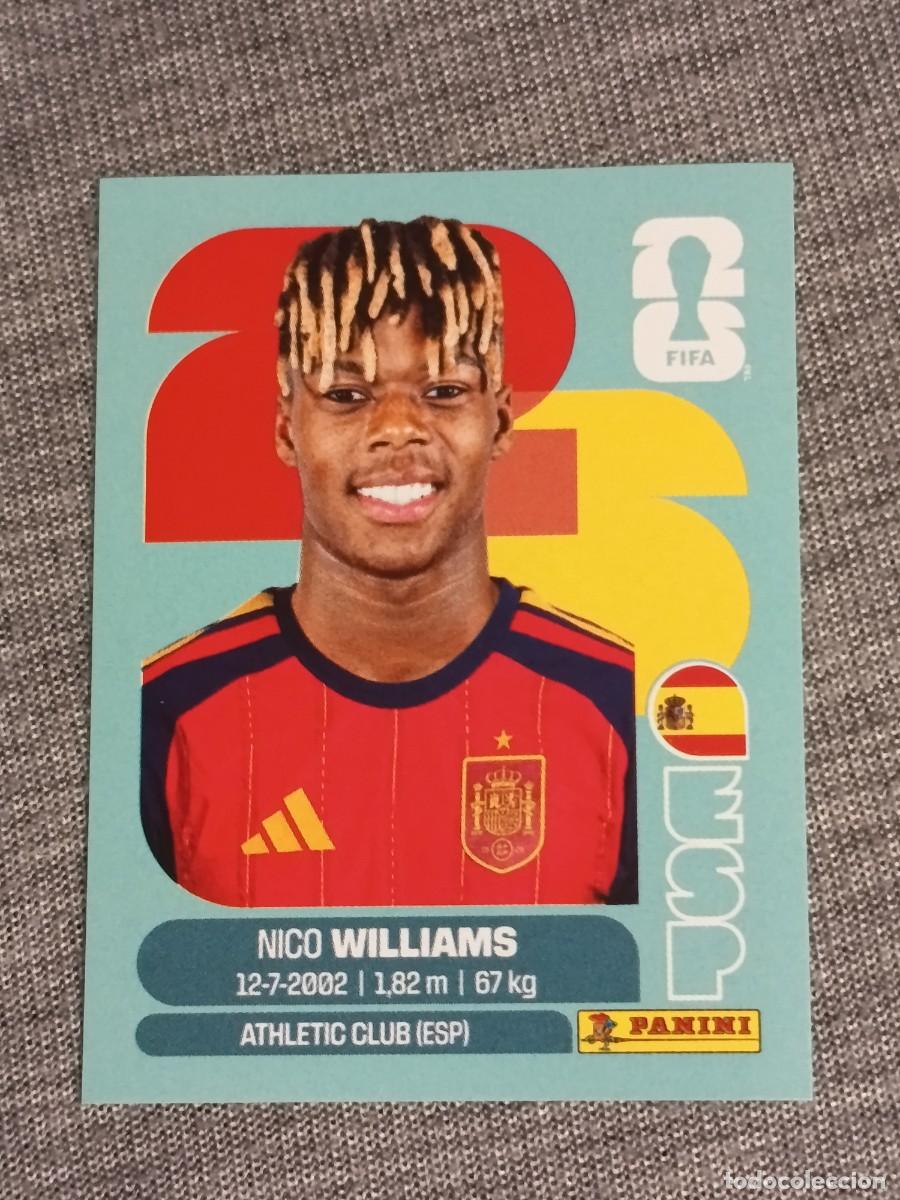 Coleccionismo cromos antiguos: NICO WILLIAMS ESP 17 STICKER MUNDIAL 2026 PANINI FIFA WORLD CUP NUEVO