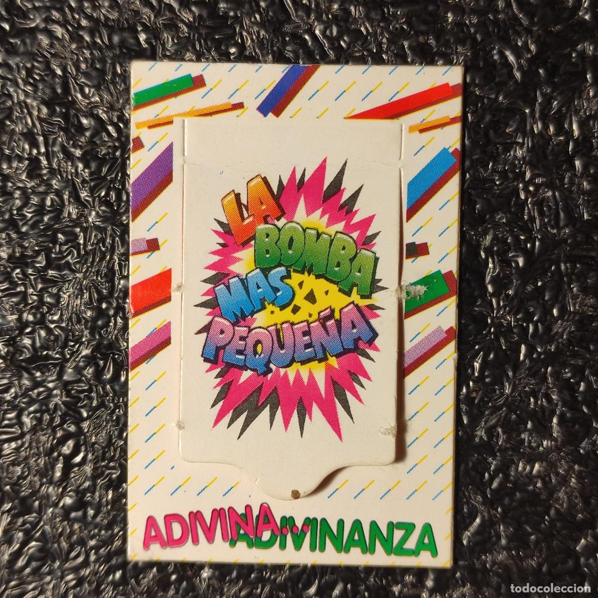 Coleccionismo cromos antiguos: CROMO . CROMO BOLLYCAO . ADIVINA ADIVINANZA ** LA BOMBA MAS PEQUE&Ntilde;A**