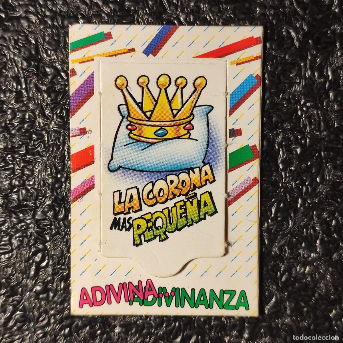 Collectable Antique Stickers: CROMO . CROMO BOLLYCAO . ADIVINA ADIVINANZA ** LA CORONA MAS PEQUE&Ntilde;A **