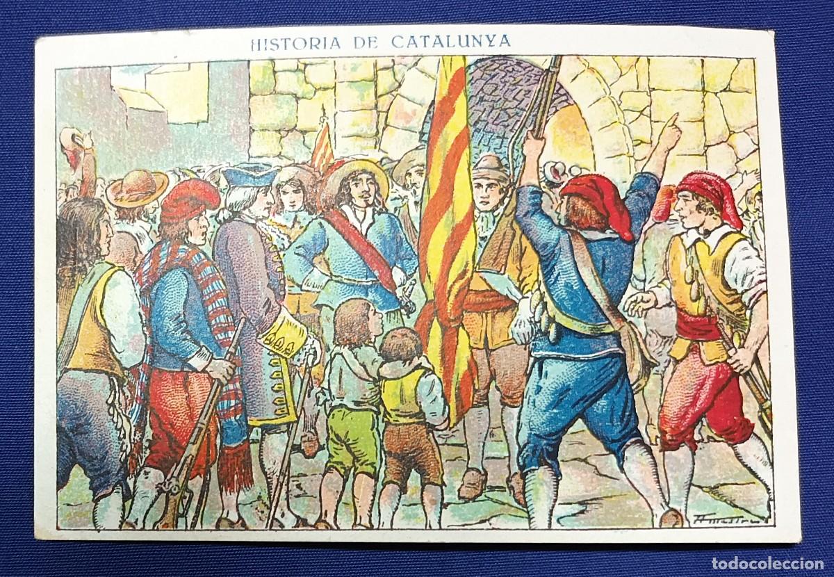 Coleccionismo cromos antiguos: CROMO HISTORIA DE CATALUNYA N&ordm; 95.XOCOLATA JUNCOSA JUNCOSA