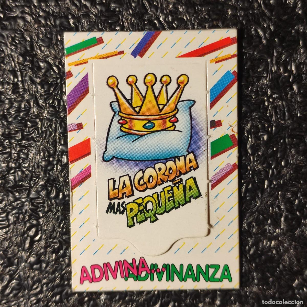 Colecionismo Cromos antigos: CROMO BOLLYCAO . ADIVINA ADIVINANZA ** LA CORONA MAS PEQUE&Ntilde;A **