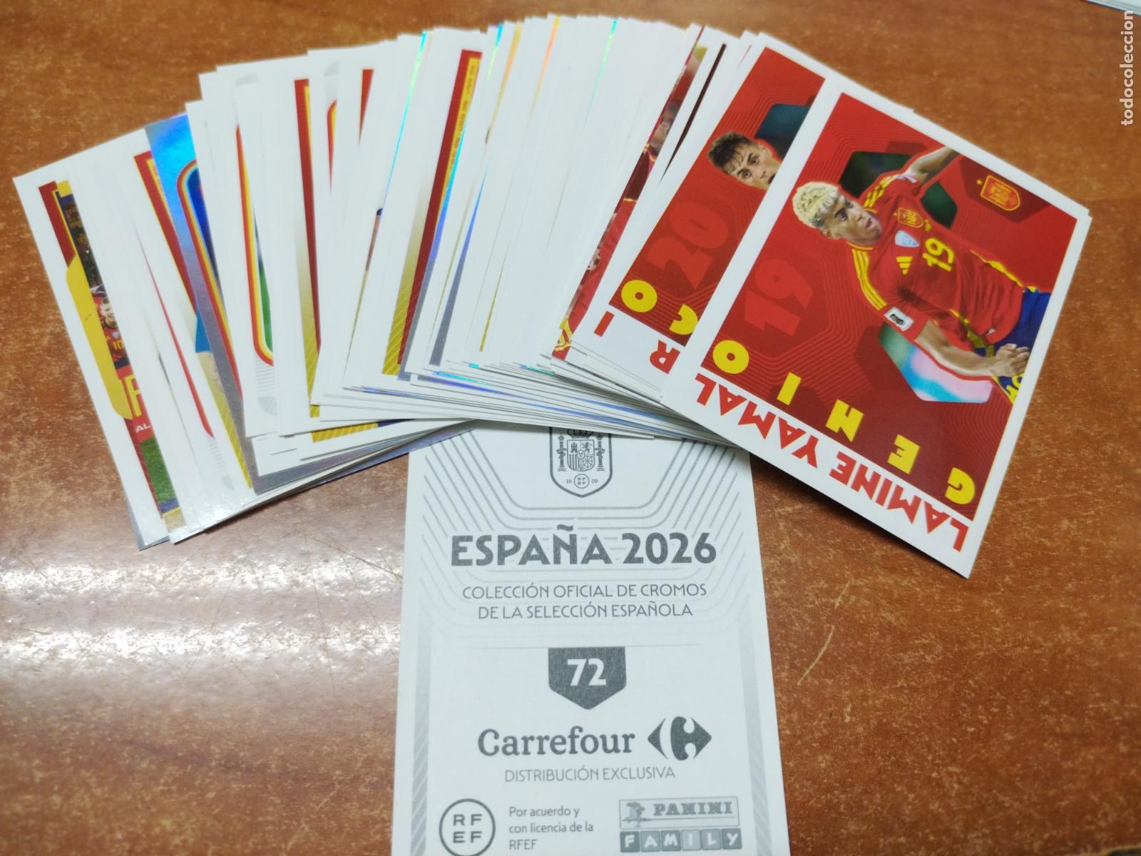 Coleccionismo cromos antiguos: COLECCION COMPLETA CARREFOUR ( ESPA&Ntilde;A 2026 ) NUEVAS SIN PEGAR