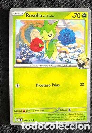 Coleccionismo cromos antiguos: 007/182 Roselia Carta POKEMON TCG