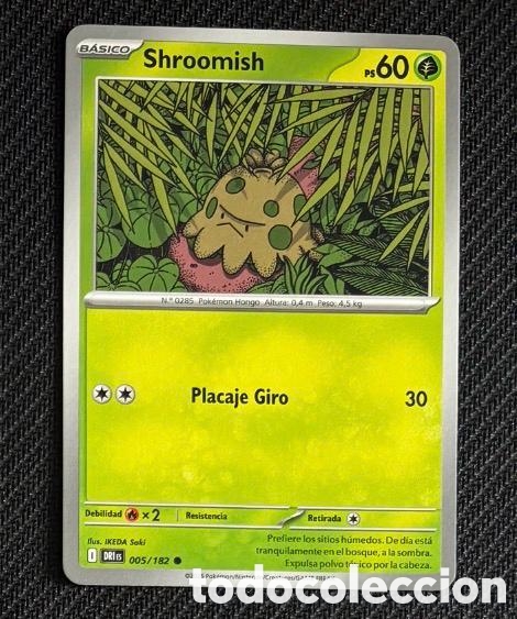 Coleccionismo cromos antiguos: 005/182 Shroomish Carta POKEMON TCG