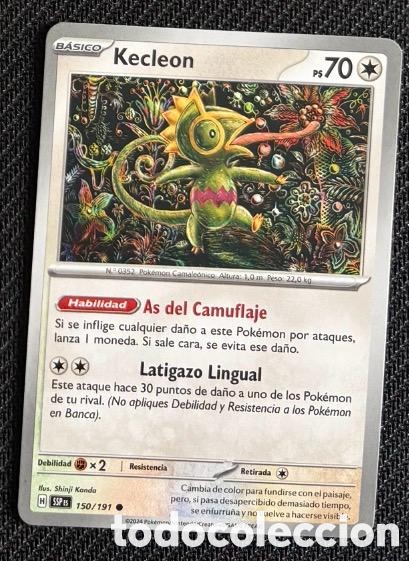 Coleccionismo cromos antiguos: 150/191 Kecleon Carta POKEMON TCG
