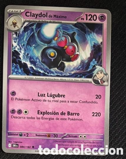 Coleccionismo cromos antiguos: 084/182 Claydol Carta POKEMON TCG