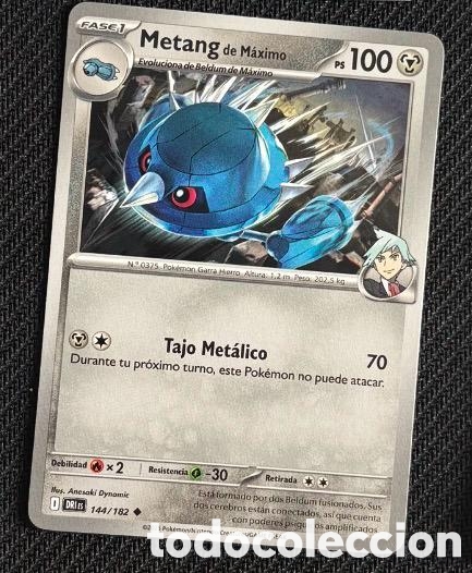 Coleccionismo cromos antiguos: 144/182 Metang Carta POKEMON TCG