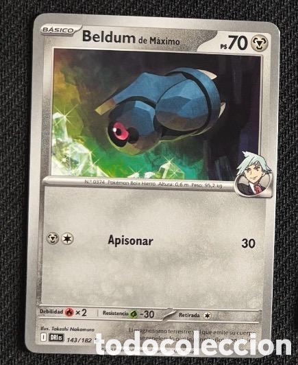 Coleccionismo cromos antiguos: 143/182 Beldum Carta POKEMON TCG