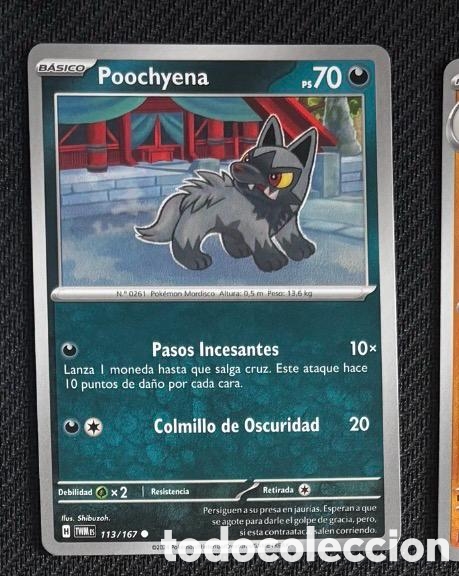 Coleccionismo cromos antiguos: 113/167 Poochyena Carta POKEMON TCG