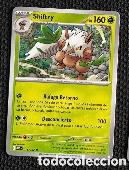 Coleccionismo cromos antiguos: 015/132 shiftry Carta POKEMON TCG