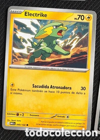 Coleccionismo cromos antiguos: 049/132 Electrike Carta POKEMON TCG