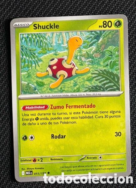 Coleccionismo cromos antiguos: 011/132 Shuckle Carta POKEMON TCG