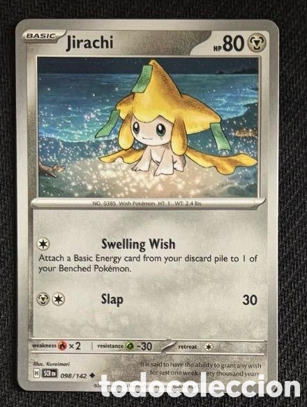 Coleccionismo cromos antiguos: 098/142 Jirachi Carta POKEMON TCG