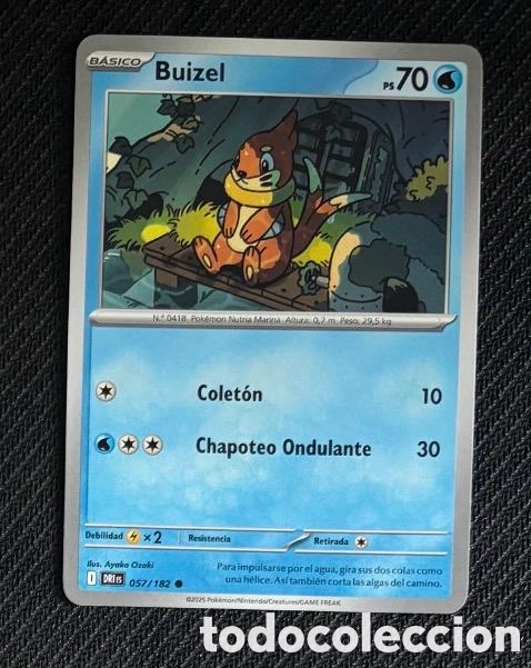 Coleccionismo cromos antiguos: 057/182 Buitzel Carta POKEMON TCG
