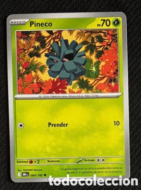 Coleccionismo cromos antiguos: 004/182 Pineco Carta POKEMON TCG
