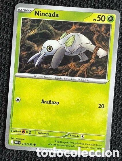 Coleccionismo cromos antiguos: 016/132 Nincada Carta POKEMON TCG