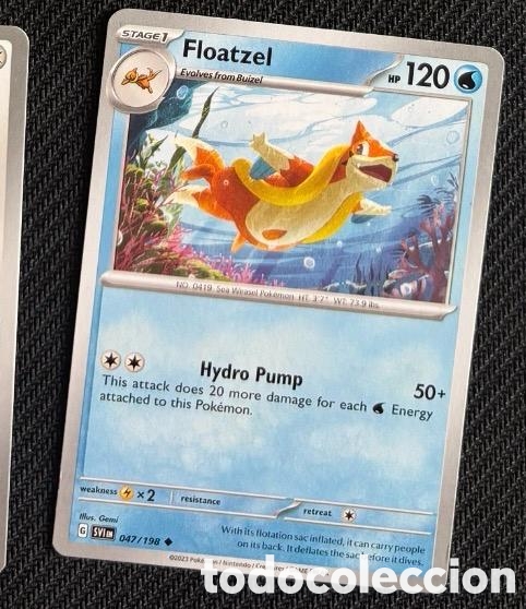 Coleccionismo cromos antiguos: 047/198 Floatzel Carta POKEMON TCG