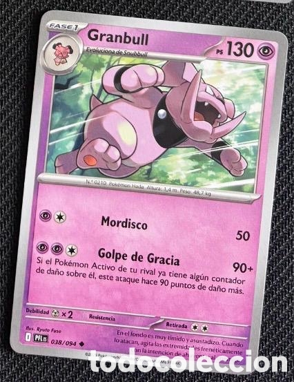 Coleccionismo cromos antiguos: 038/094 Granbull Carta POKEMON TCG